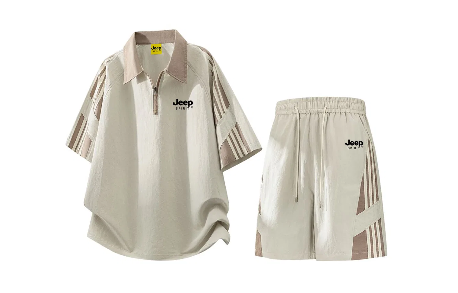 Детский спортивный комплект с шортами JEEP SPIRIT, Apricot Shorts Set
