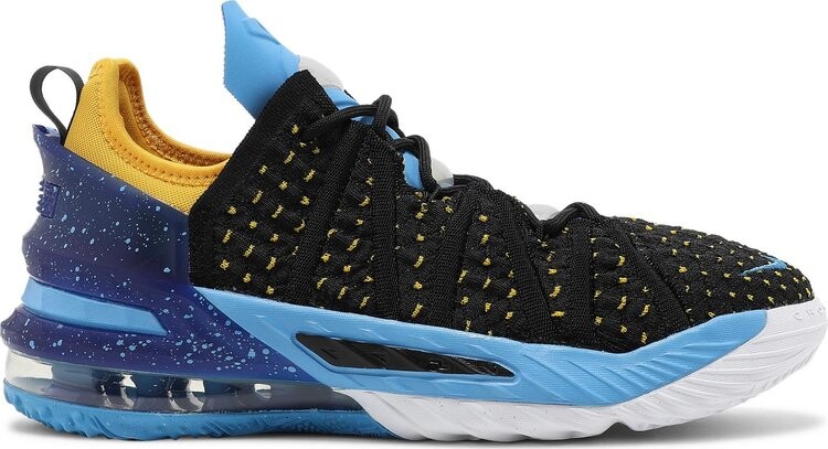 

Кроссовки Nike LeBron 18 GS 'Lakers Heritage', черный