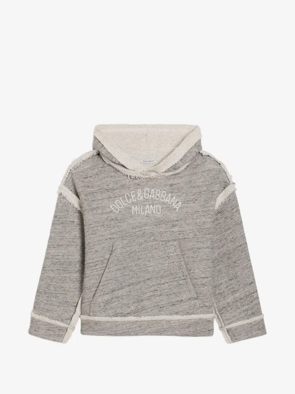Толстовка с логотипом Dolce & Gabbana Kids, серый