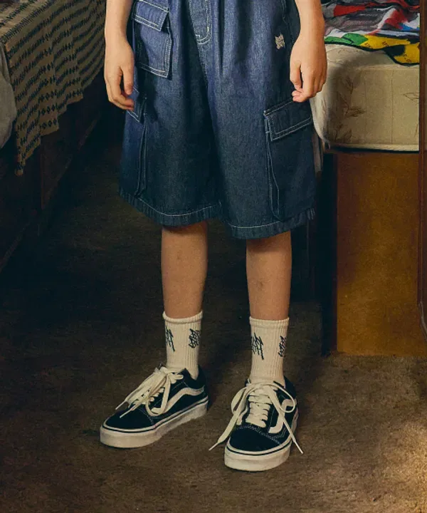 Детские джинсовые шорты летние, Kids summer denim shorts Brownbreath Kids, темный индиго