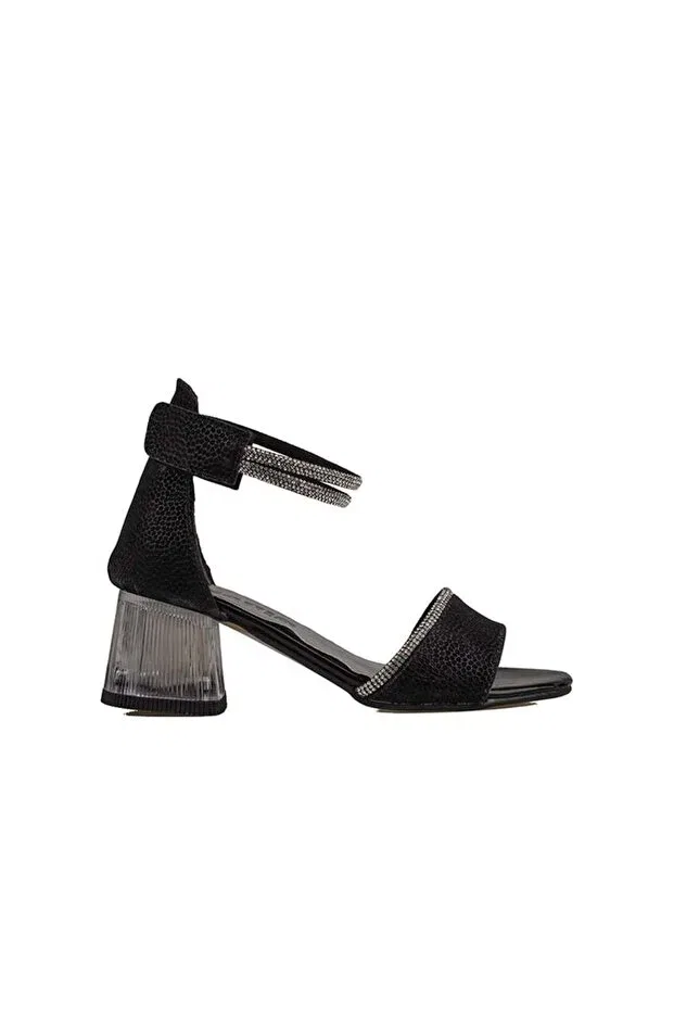 Детские классические туфли для девочек с принтом Black Stone Trend Adımlar, Black — фото 2