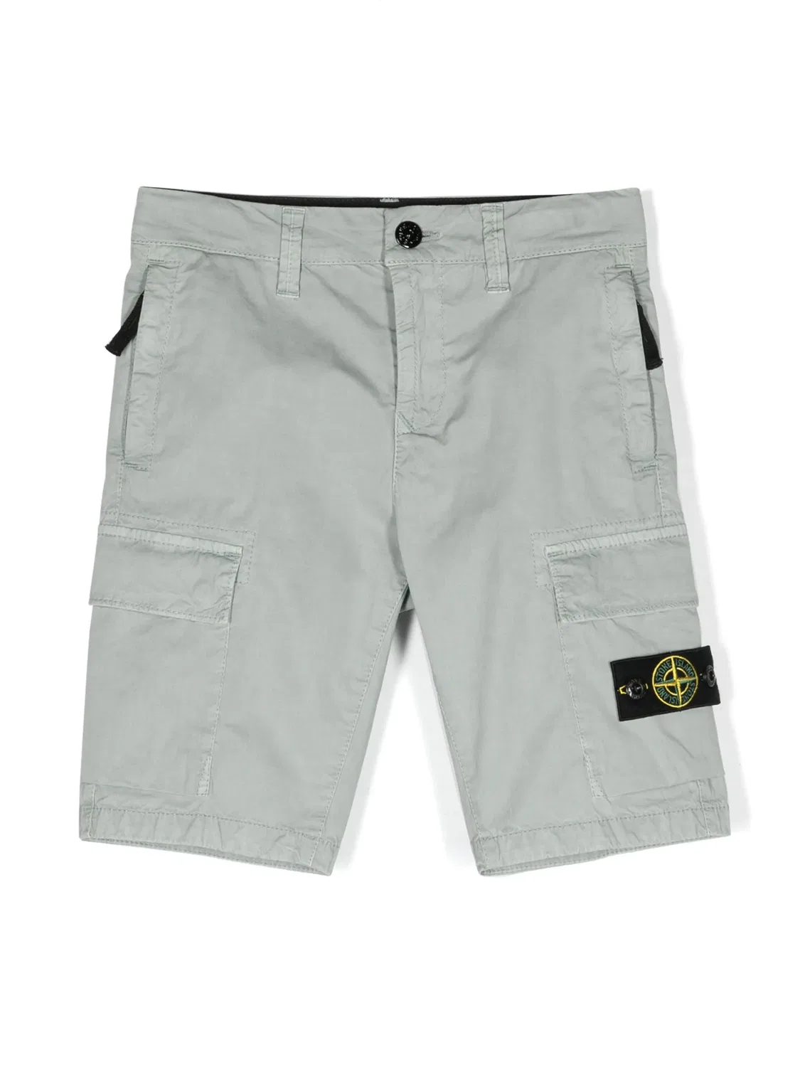 Шорты до колена с компасом Stone Island, серый