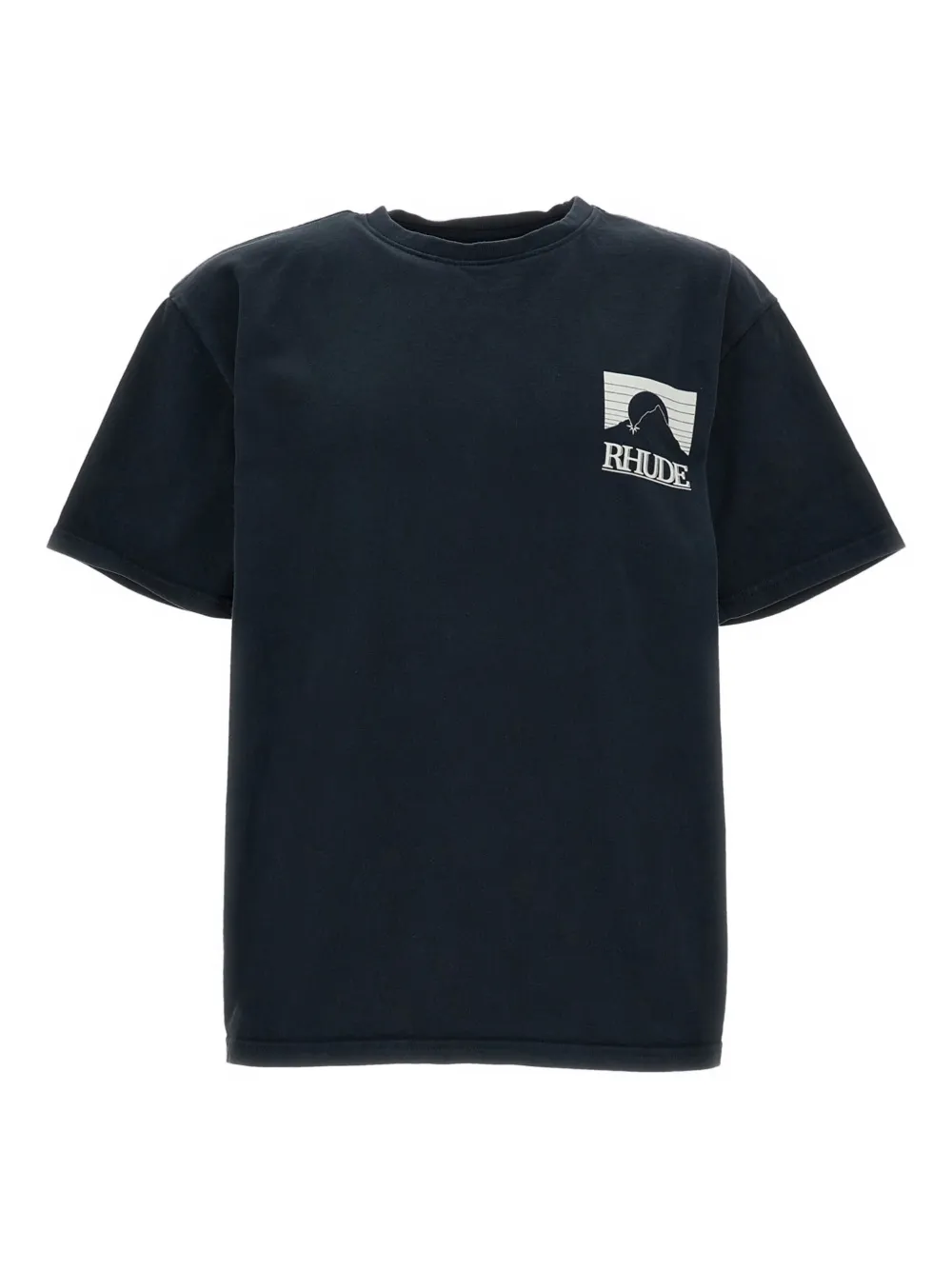 

Футболка с графическим принтом Rhude, черный