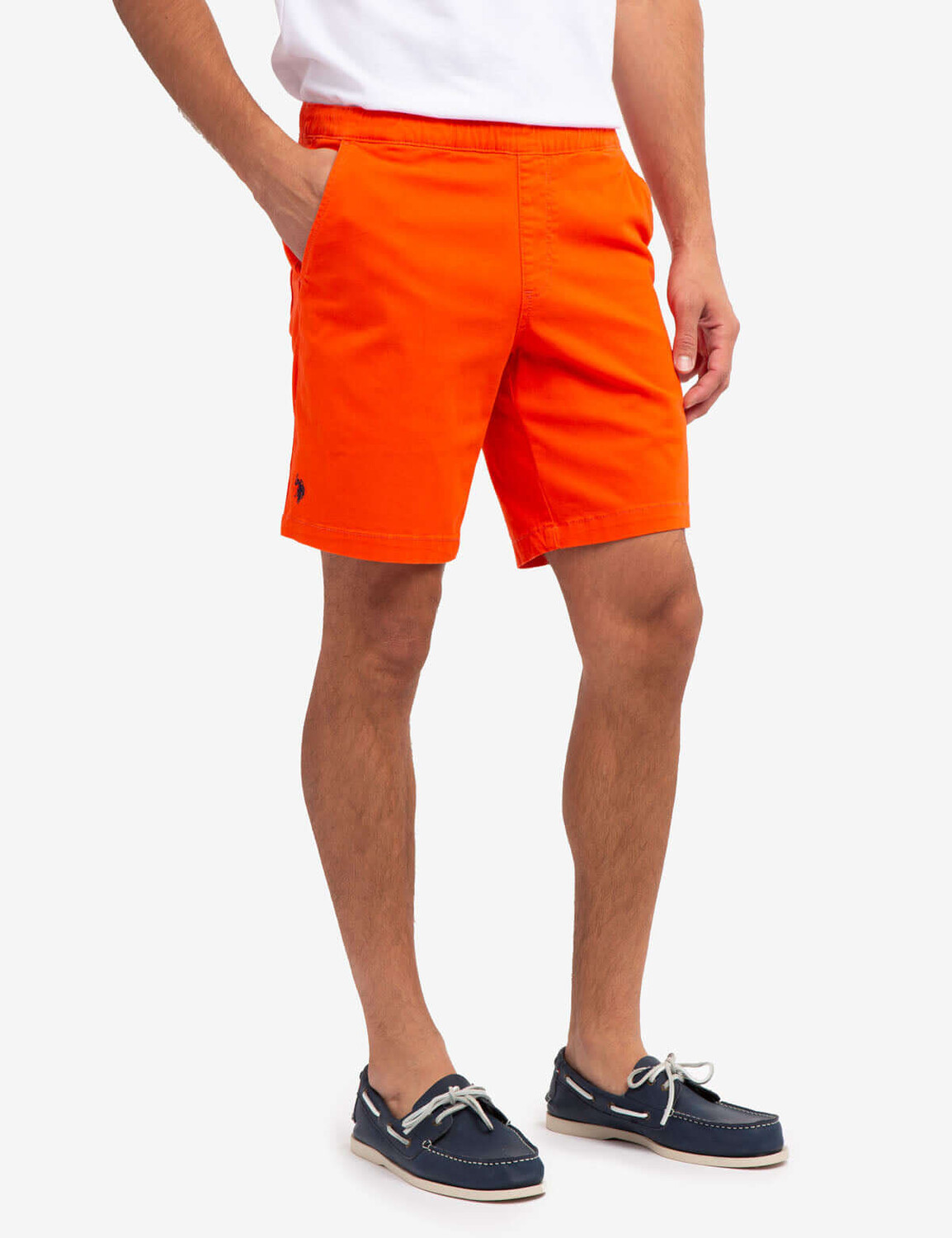 

Шорты для бега U.S. Polo Assn. Stretch Twill, красно-оранжевый