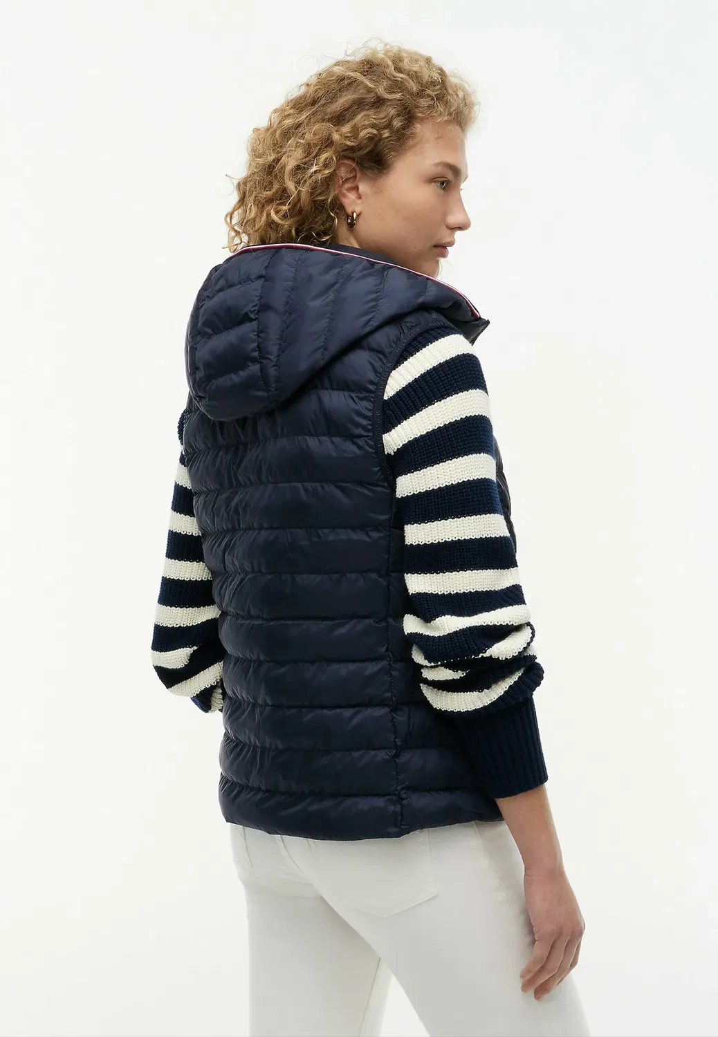 Глубокий стеганый жилет Tommy Hilfiger, Navy Blue — фото 3