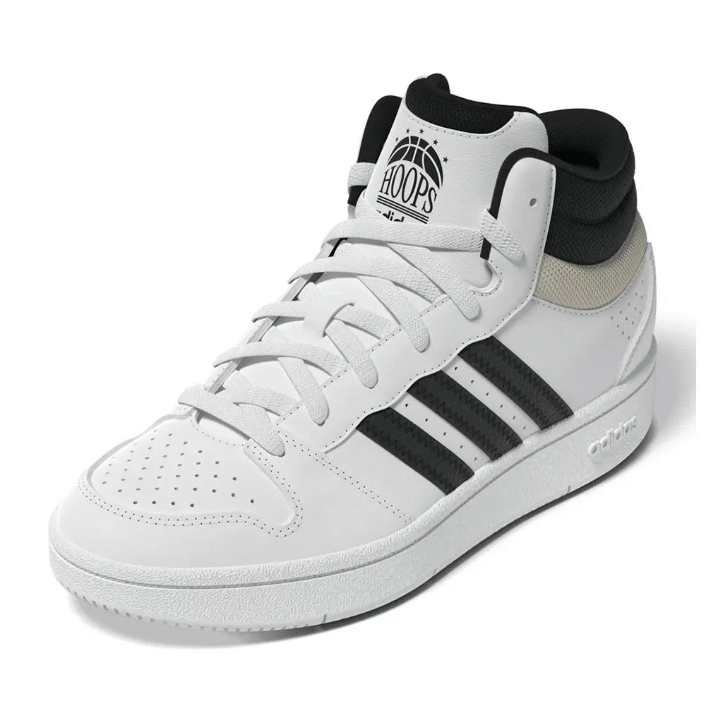Кроссовки Hoops Mid Classic Junior Adidas, белый — фото 4