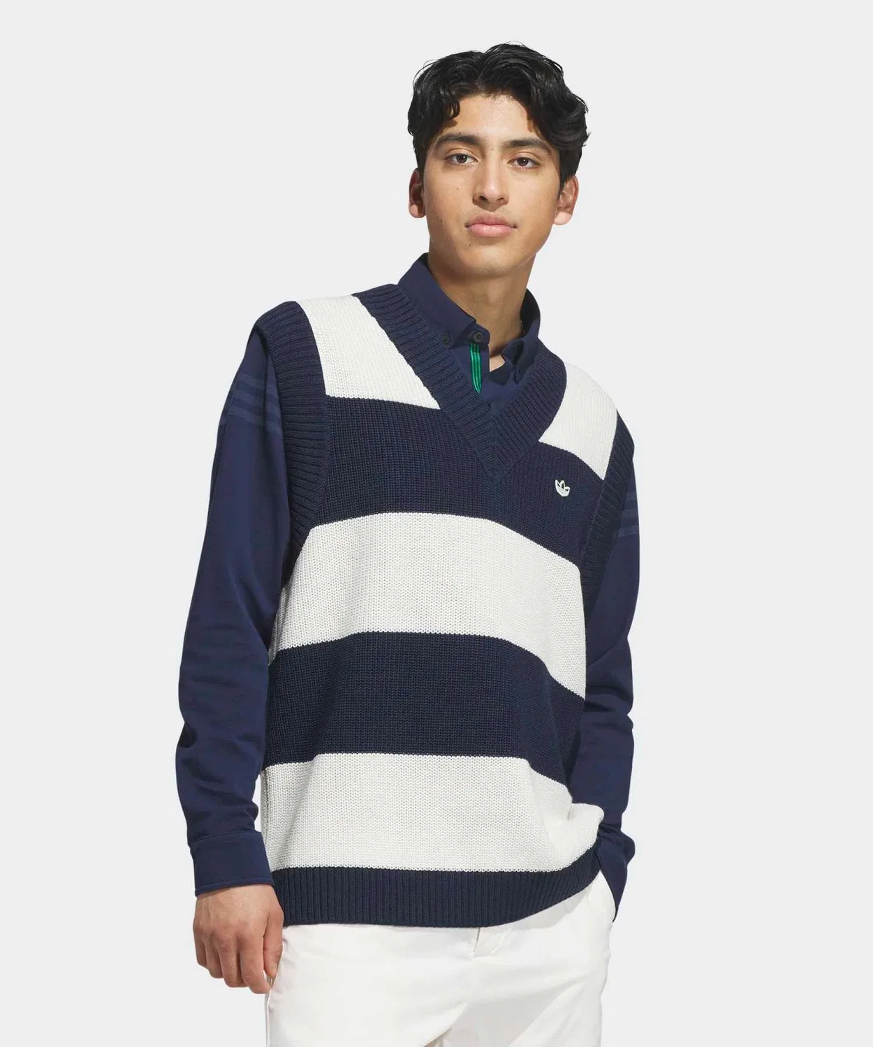 Женский/мужской оверсайз жилет без рукавов Adidas Golf, Blue — фото 3