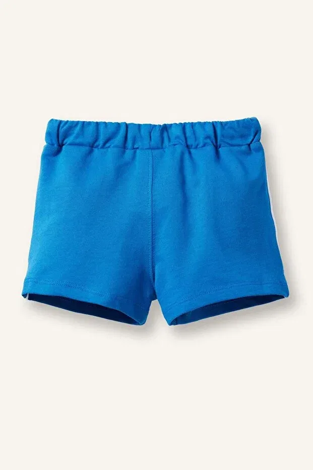Детские шорты для мальчиков хлопковые Regular fit Defacto, Blue-Be18 — фото 3