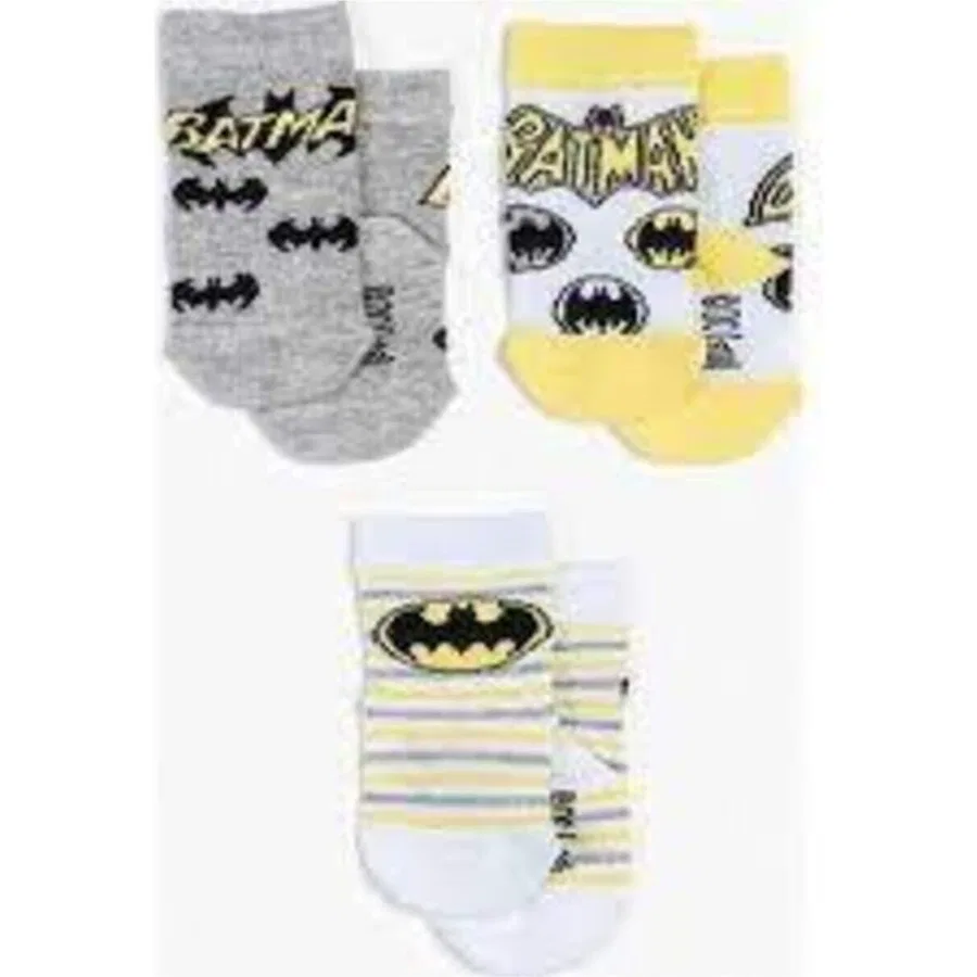 Комплект носков Batman, 3 пары, Çimpa, Красный