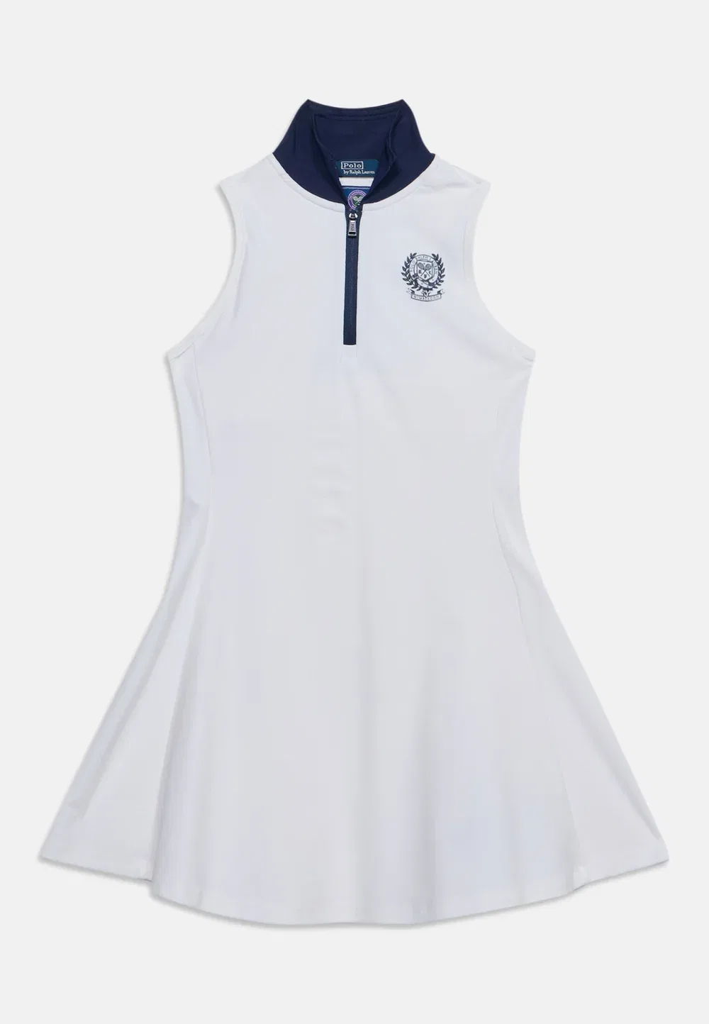 Платья сухие - повседневное платье Polo Ralph Lauren, Ceramic White/Refined Navy — фото 3