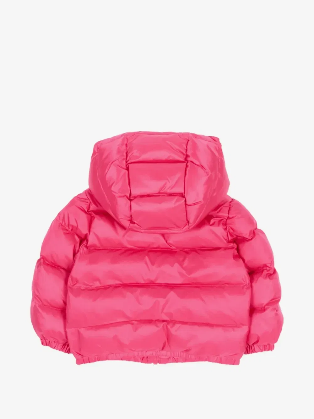 Пуховик с плюшевым мишкой Moschino Kids, розовый — фото 2