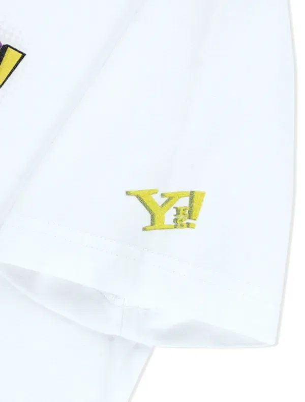 Футболка с логотипом Yeseyesee для детей, белый — фото 3