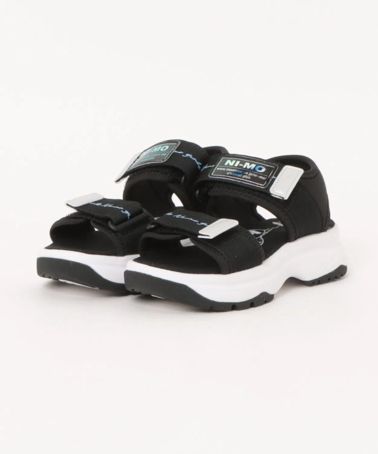 Детские сандалии с ремешком,厚底 MoonStar NM J153, Black