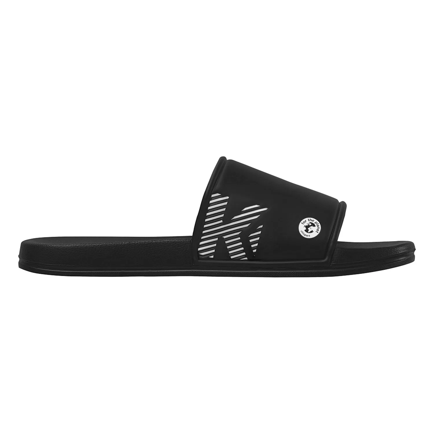 Детские мюли для бассейна анатомические Kempa, Black/White — фото 3