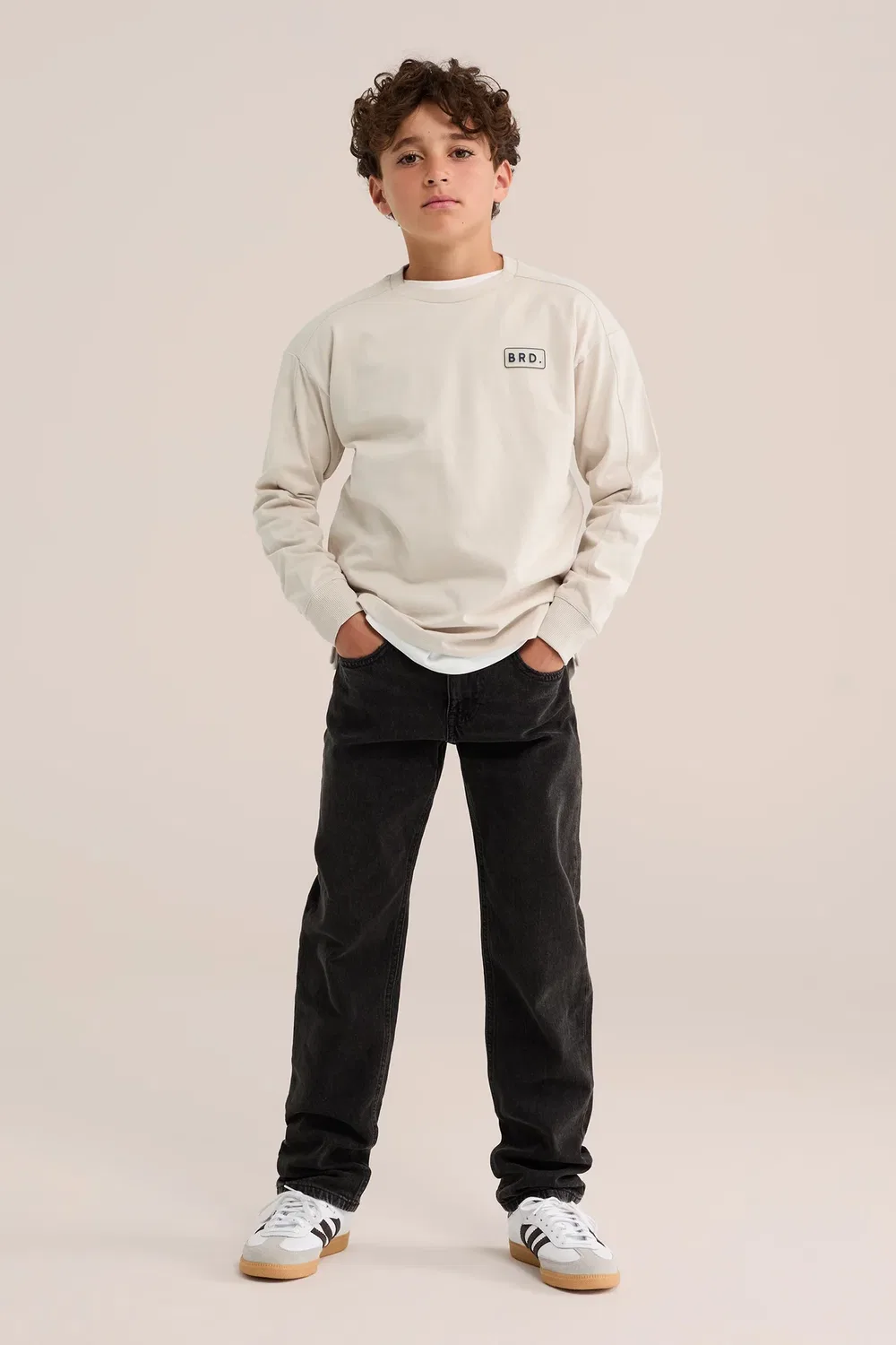 Blue Ridge - футболка с длинными рукавами We Fashion, Beige