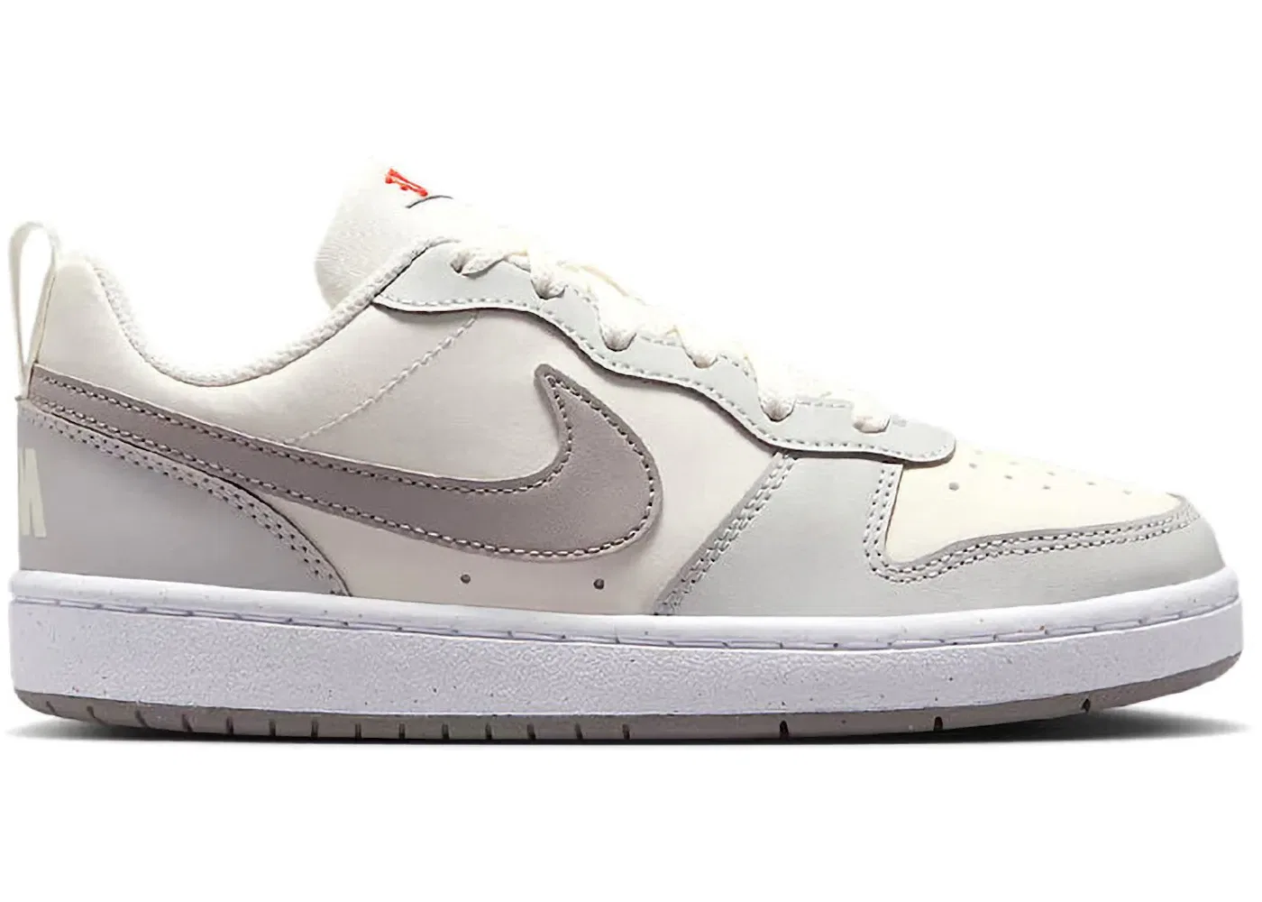 Детские кроссовки для активного отдыха Nike Court Borough Low Recraft Nike, Sail/Photon Dust/Picante Red/College Grey