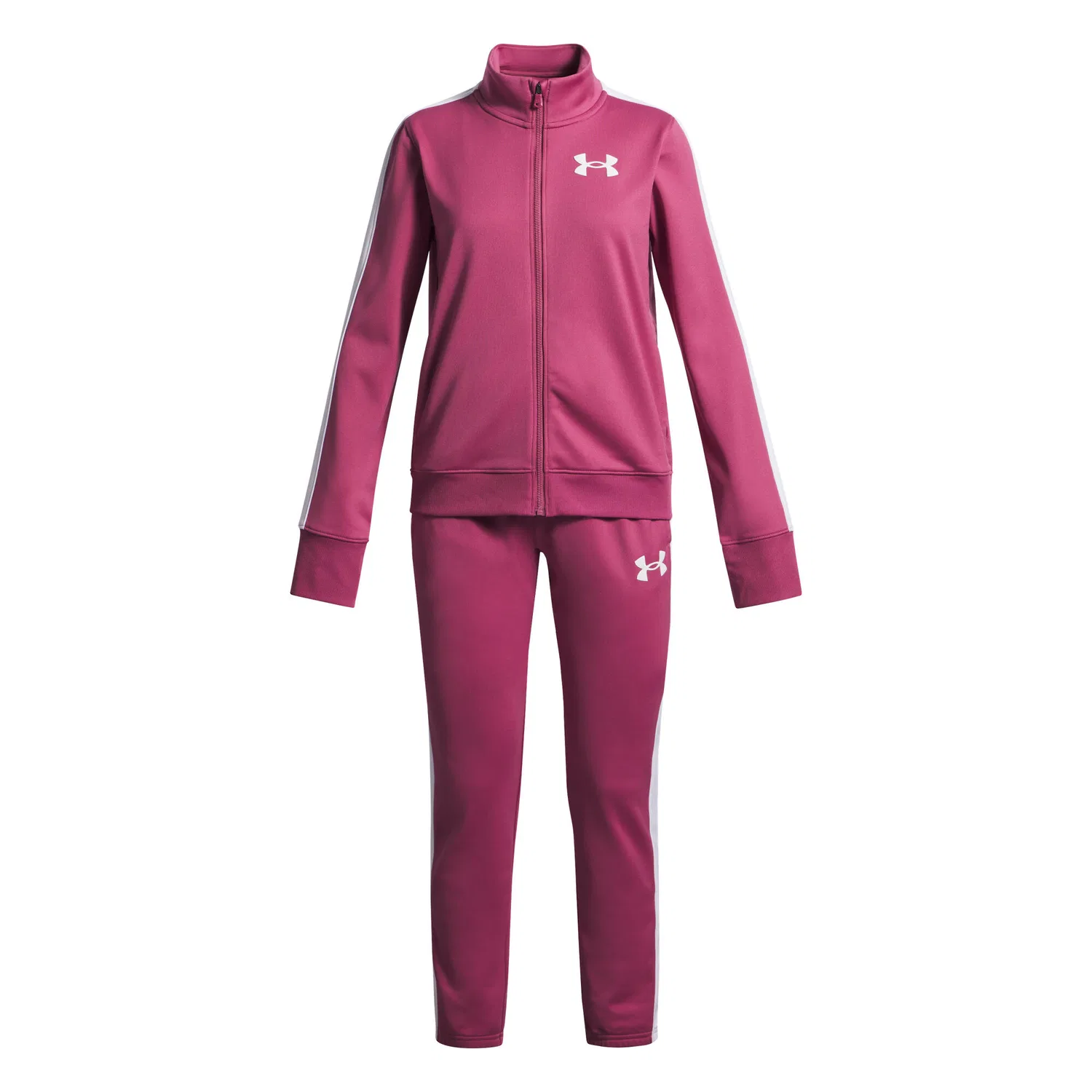 Детский спортивный костюм для девочек EM Knit Track Suit Under Armour, Rosa Weiss Magentapink