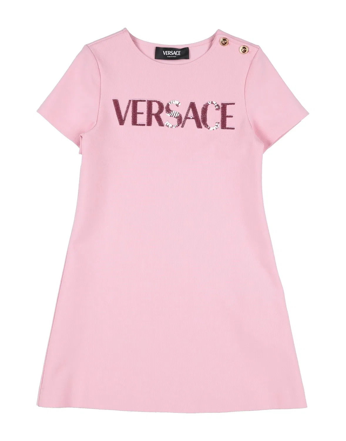 Детское платье для девочек с принтом Versace Young, розовый