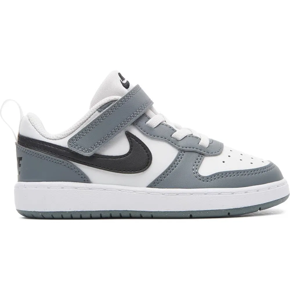 Детские кроссовки Kids' court borough low recraft для малышей Nike, Grey/White/Black — фото 2