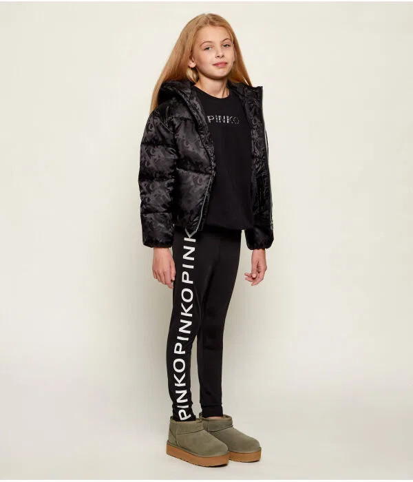 Детская толстовка Relaxed Fit Pinko Up, черный — фото 2