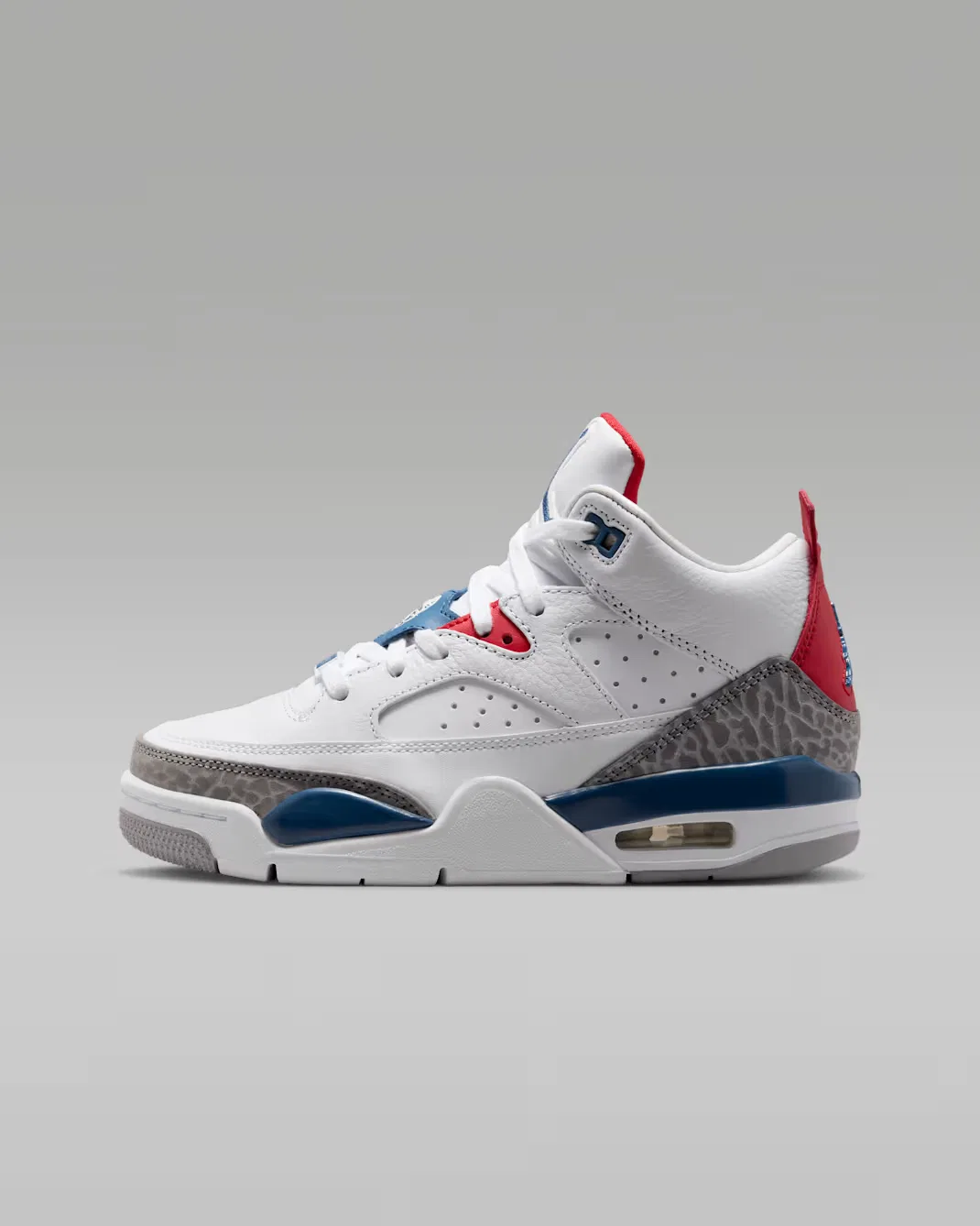 Кроссовки для детей постарше Jordan Son of Mars Low, White/Varsity Red/Light Smoke Grey/True Blue