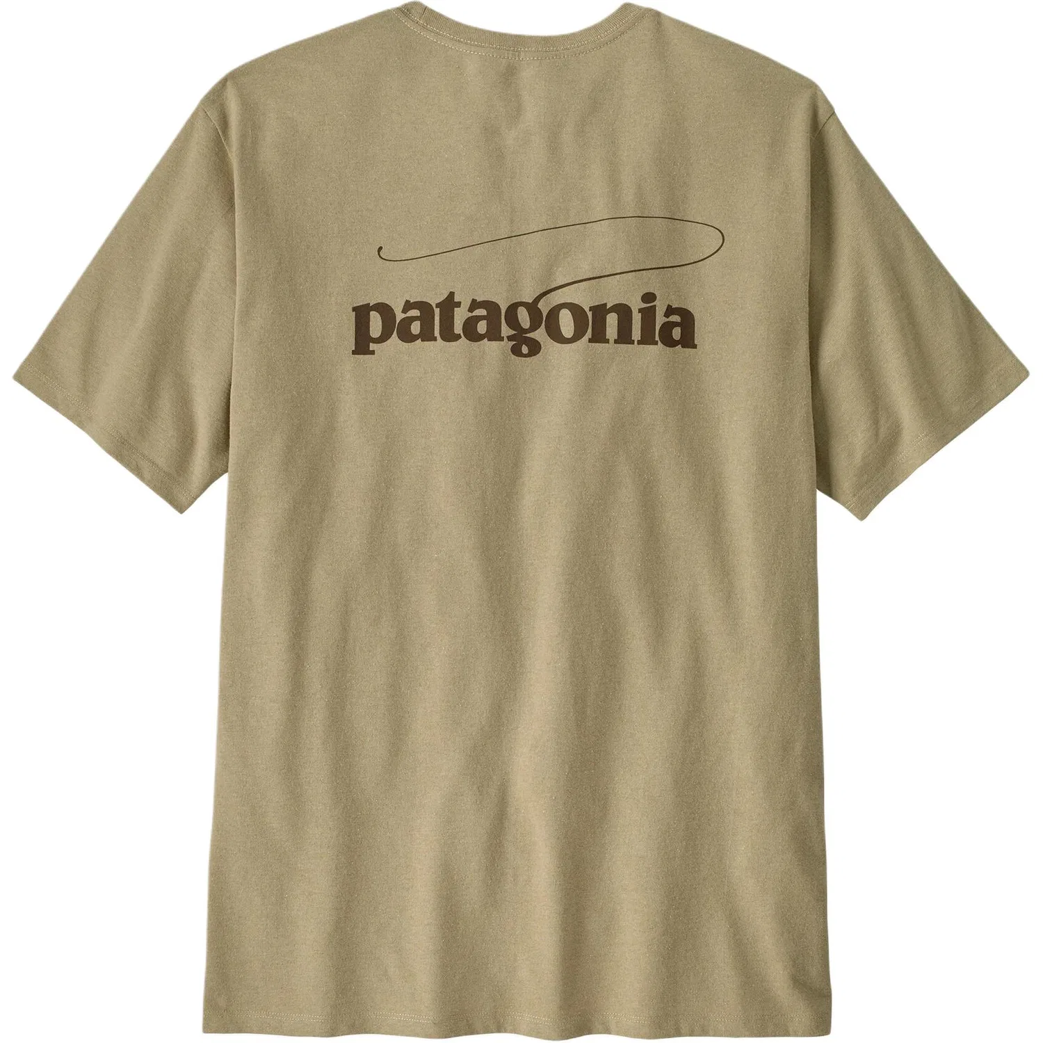 Мужская футболка с принтом Patagonia Responsibili Tee, Цвет Pumice