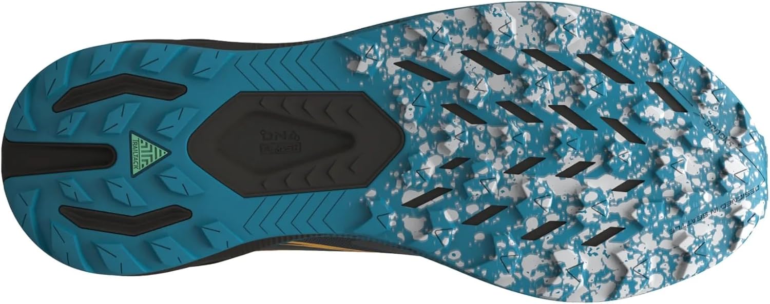 Мужские кроссовки для трейлраннинга Brooks Catamount 3, синий/оранжевый — фото 3