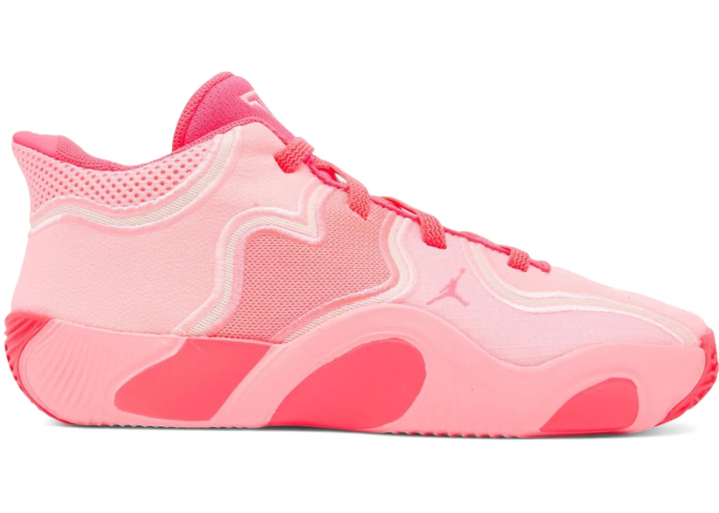 Детские кроссовки для мальчиков с длинным шнурованием Jordan Tatum 3 Jordan, Pink Tint/Guava Ice/Lava Glow/Hot Punch