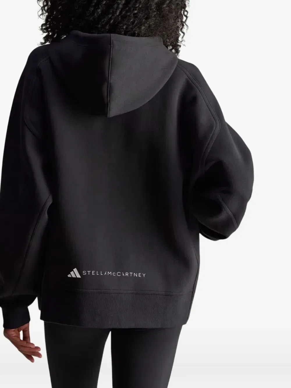 Толстовка на молнии с логотипом adidas, черный — фото 3