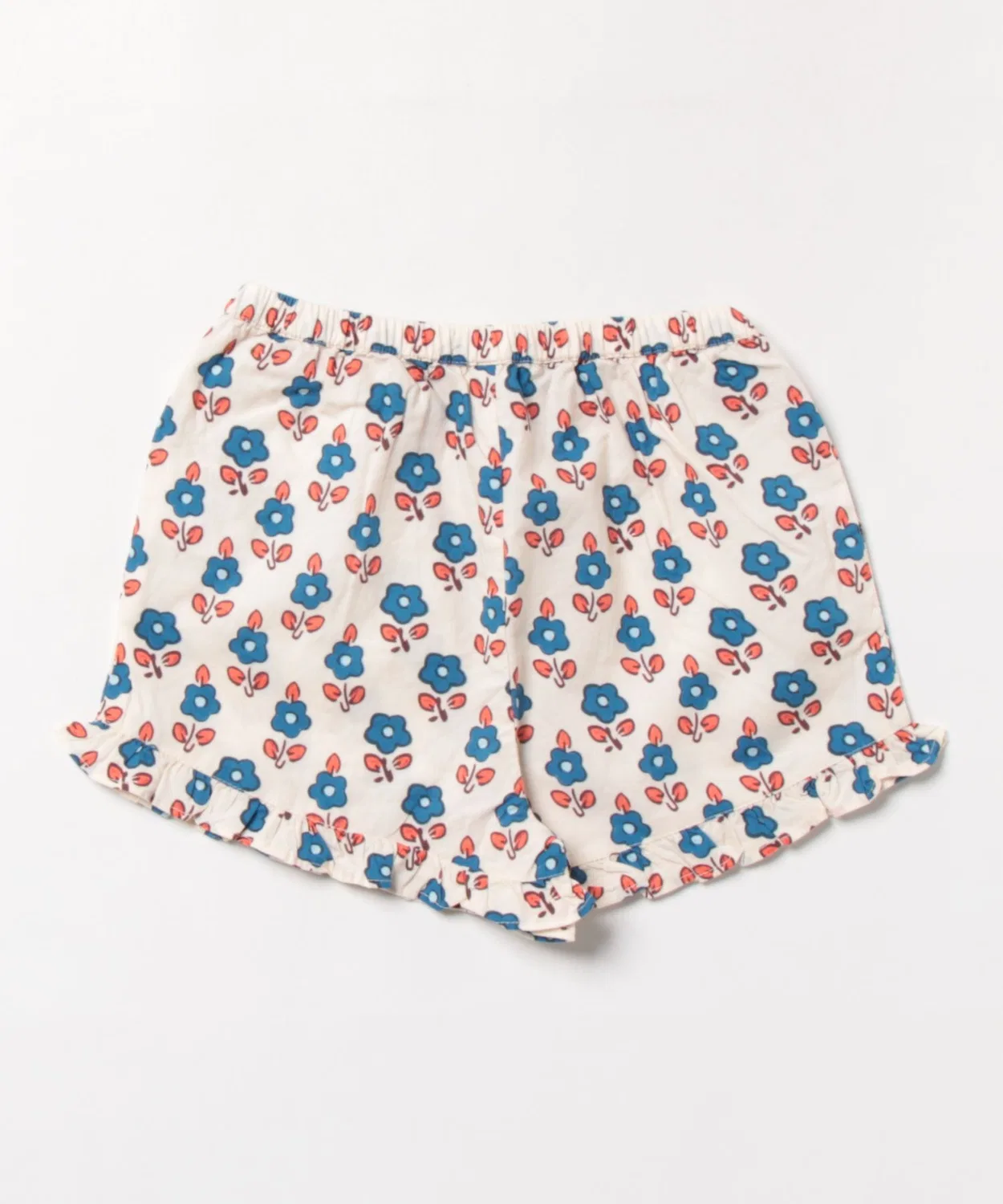 Детские шорты с цветочным принтом Dina Short Sablet Blue hello Simone, Blue — фото 2