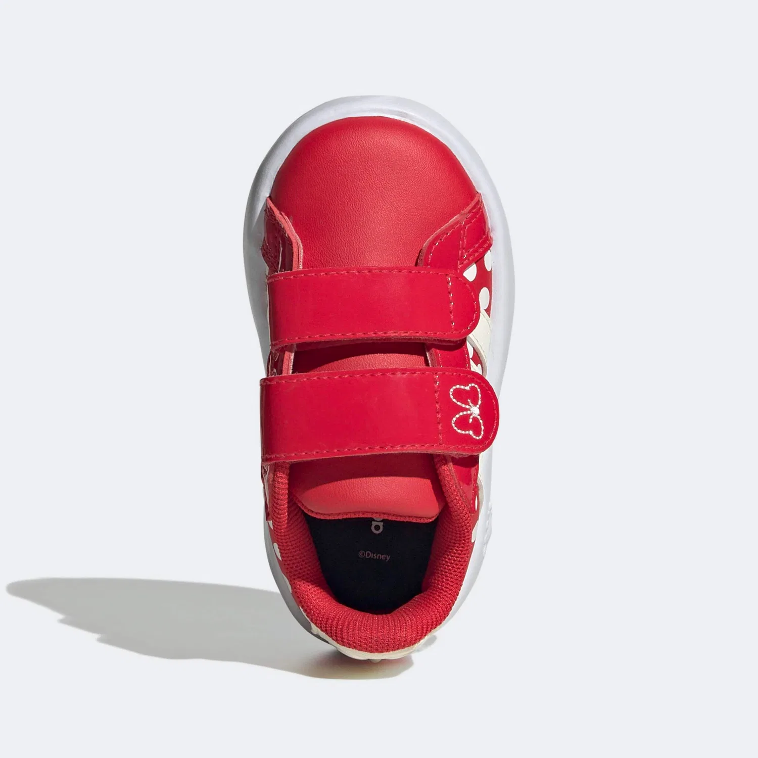 Детские кроссовки с Микки Маус Adidas Sportswear, Pure Ruby/Off White/Ftwr White — фото 4