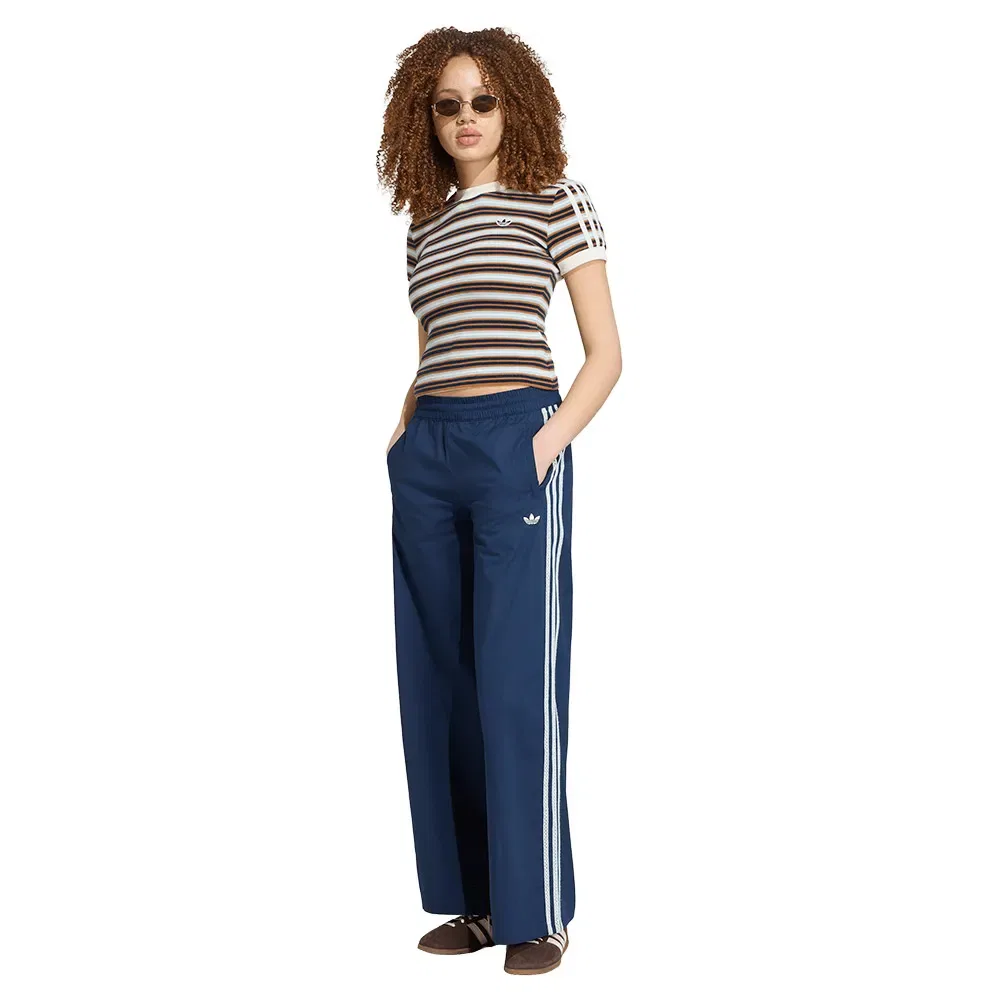 Брюки Wide Leg Adidas Originals, синий — фото 4