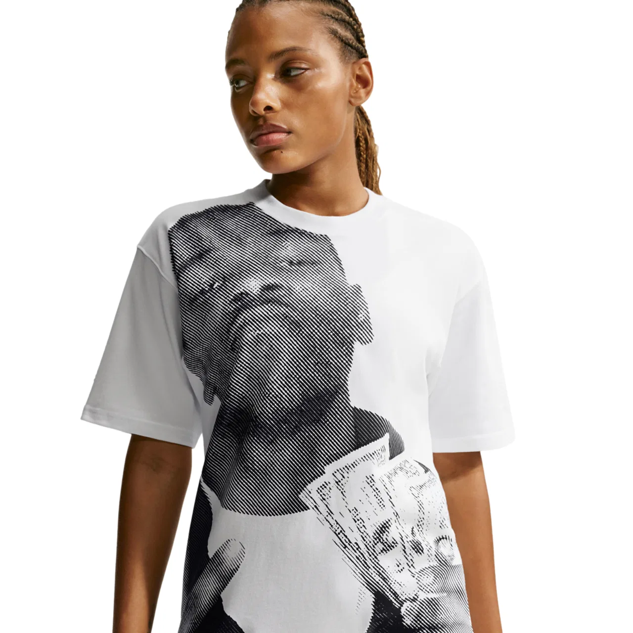 Мужская футболка с коротким рукавом KD NRG Nike, White/Black