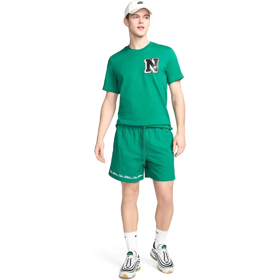 Футболка с коротким рукавом Sportswear Club Nike, Зеленый — фото 3