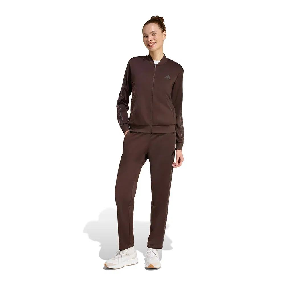 Женский спортивный костюм с тремя полосами Adidas, Brown — фото 4