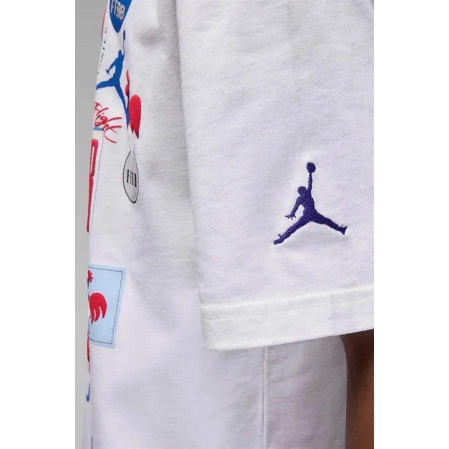 Футболка мужская с коротким рукавом Jordan Sportx FFBB Nike, Белый — фото 4