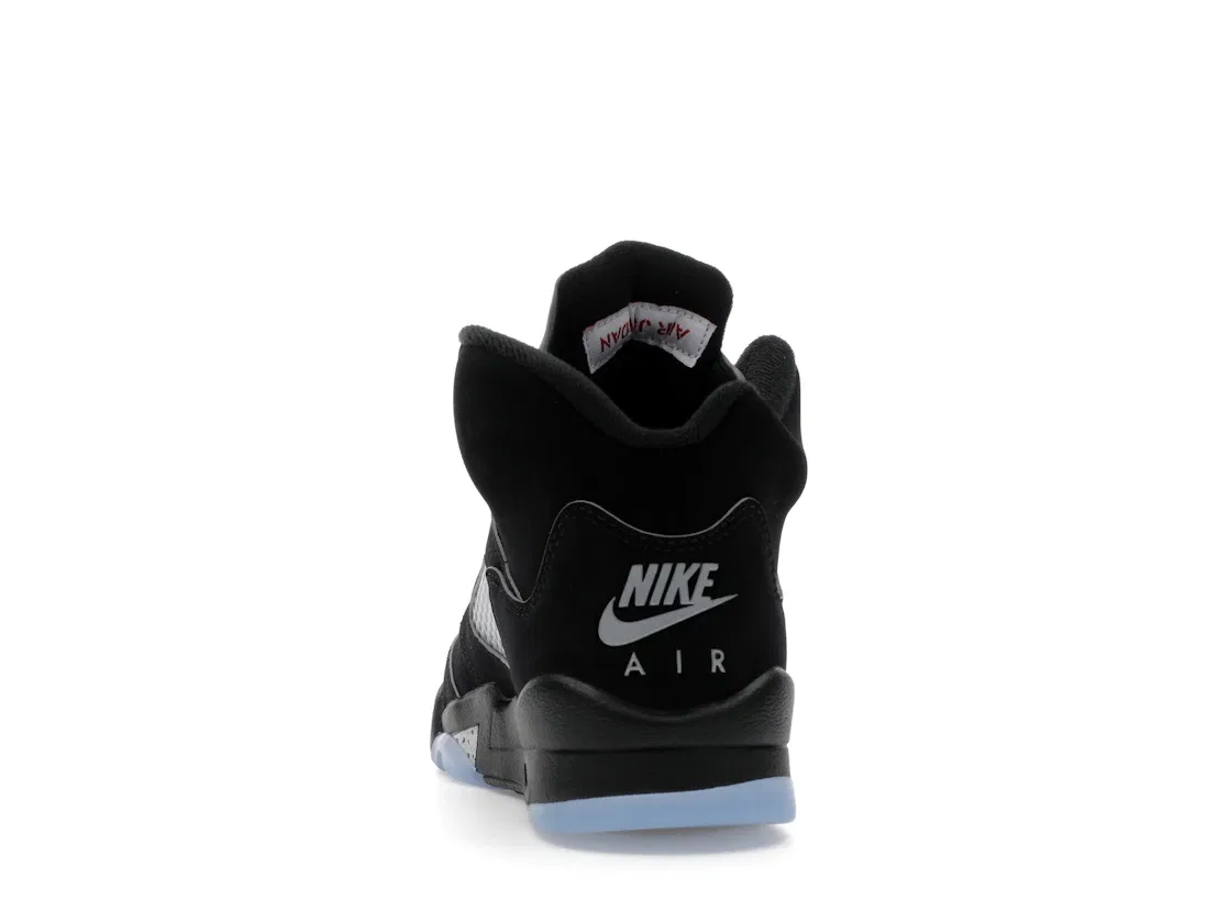 Детские кроссовки Lifestyle с принтом Jordan 5 Retro OG Jordan, Black/White-Metallic Silver-Fire Red — фото 4