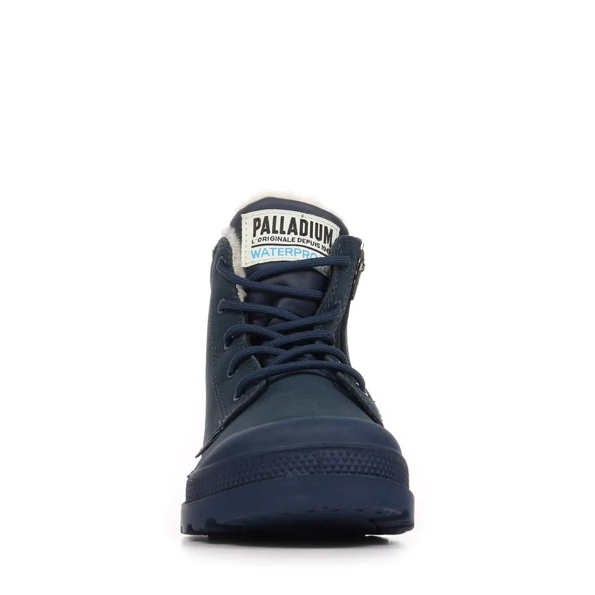 Детские ботинки для мальчиков водонепроницаемые Pampas Hi Cuff Wps Oz Palladium, Blue Navy — фото 3
