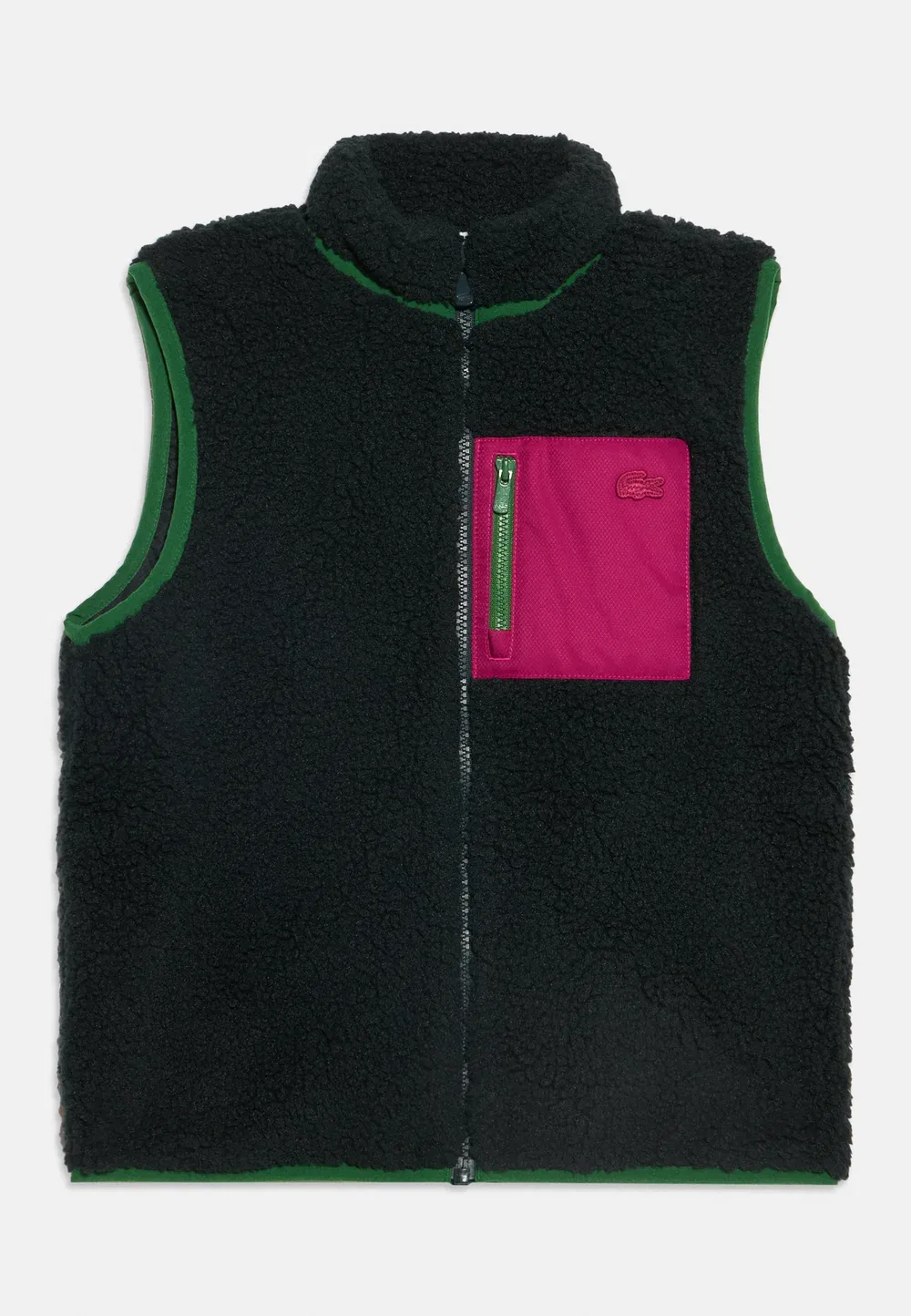 Жилет унисекс с цветовыми блоками Lacoste, Varech Fonce