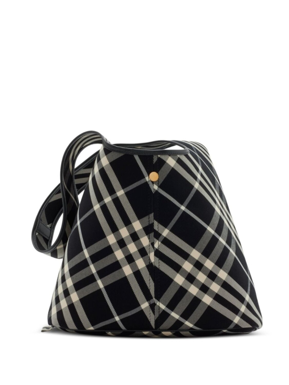 

Burberry маленькая клетчатая сумка через плечо, черный