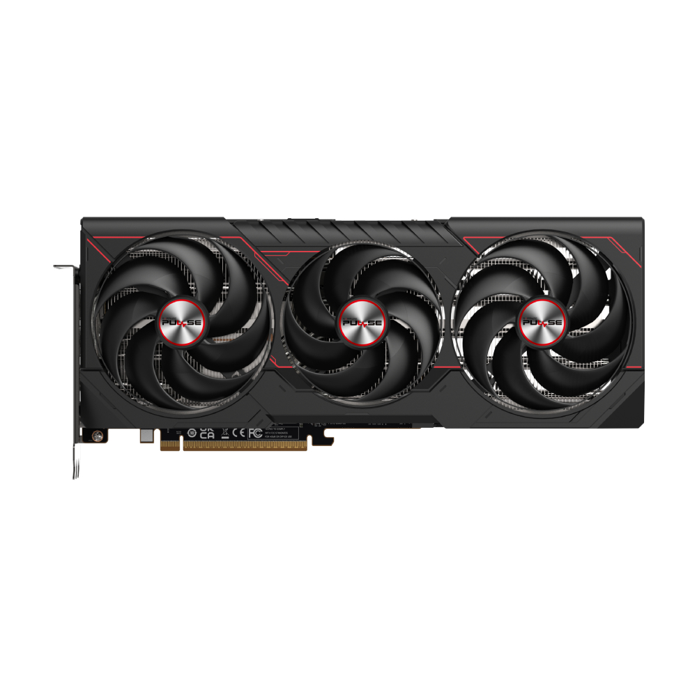 

Видеокарта Sapphire Radeon RX 9070 XT Pulse, 16 Гб, черный
