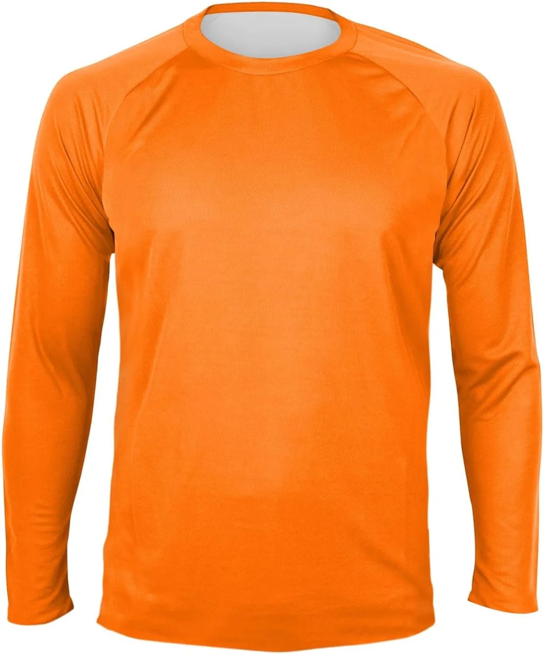 Мужская классическая футболка с длинным рукавом OMING, Orange — фото 2