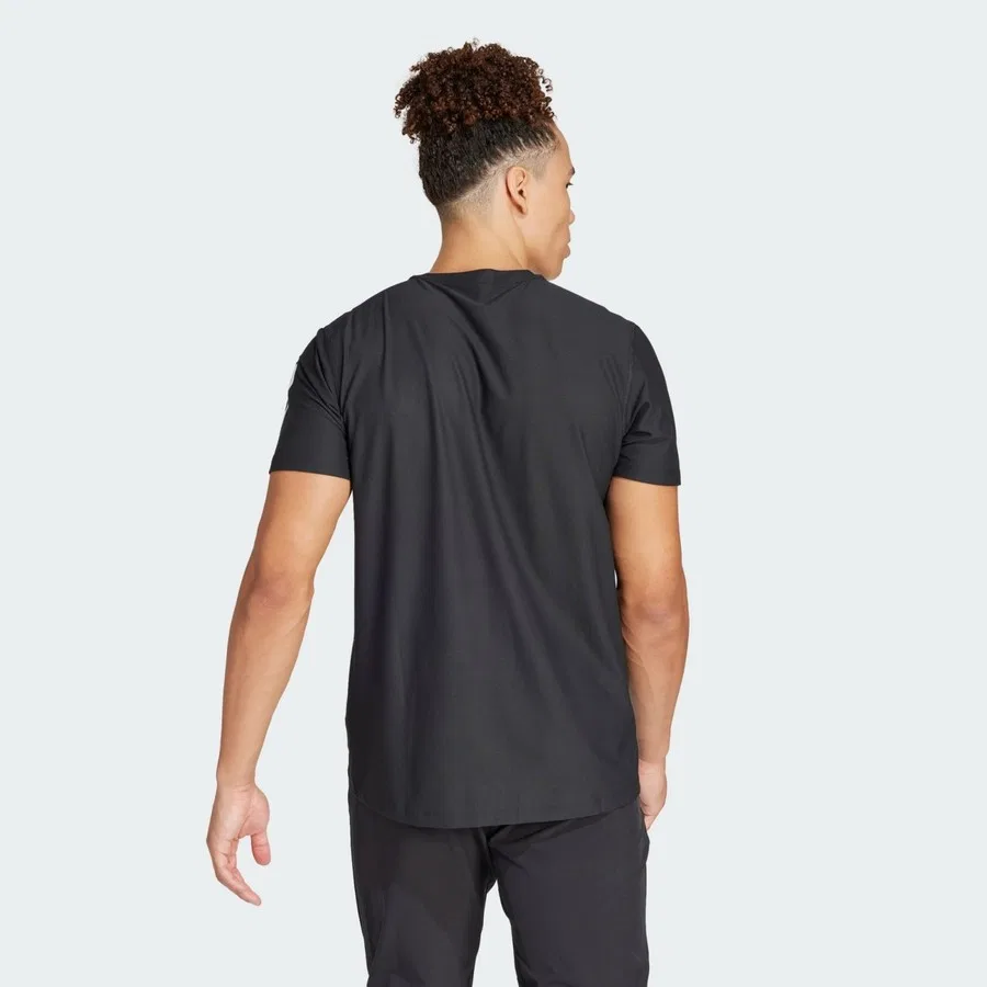 Футболка с длинным рукавом Own the Run Tee adidas, Черный — фото 2