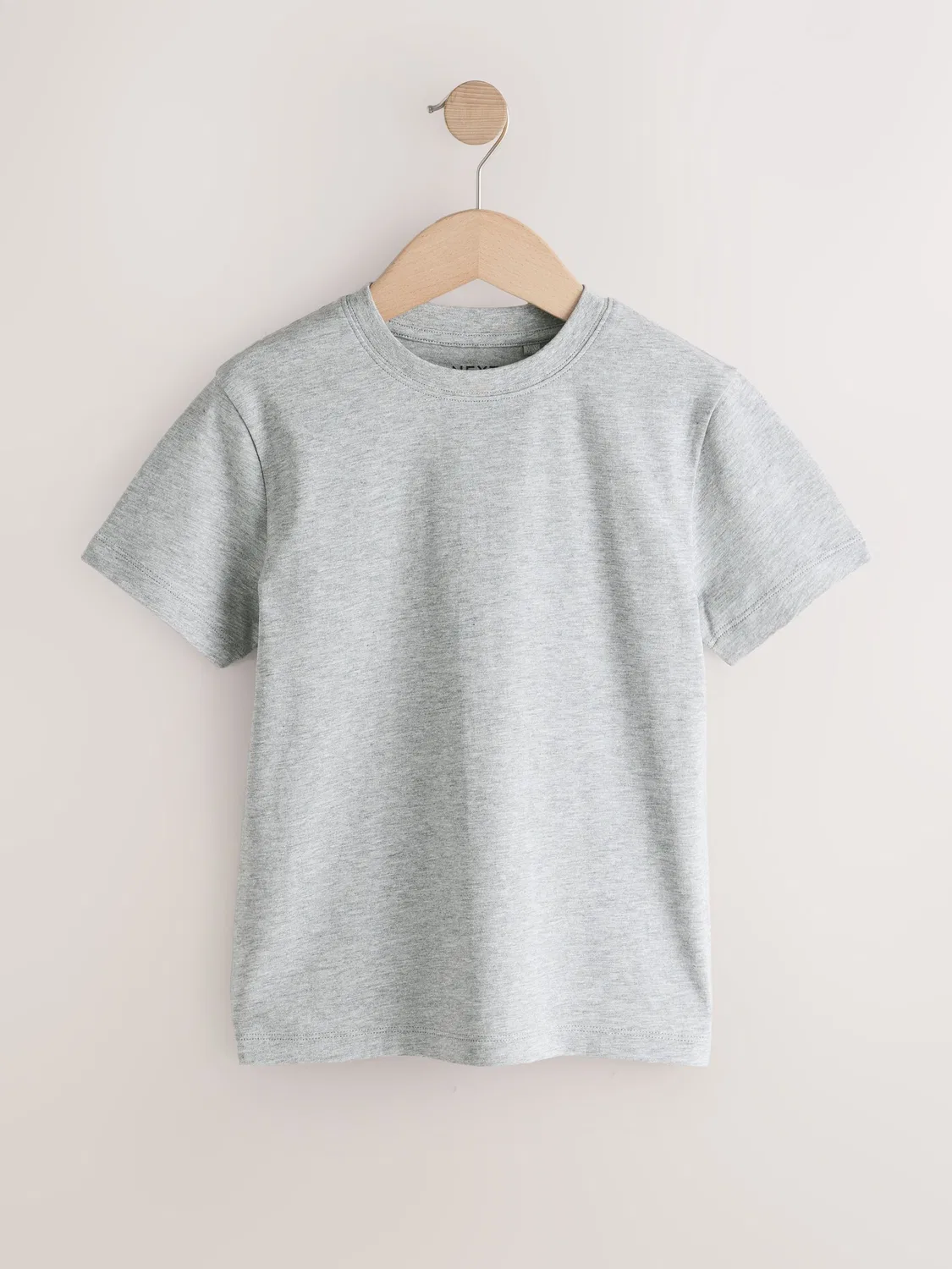 Футболки с коротким рукавом, Regular Fit, 4 штуки Next, черный/белый/серый/хаки — фото 4