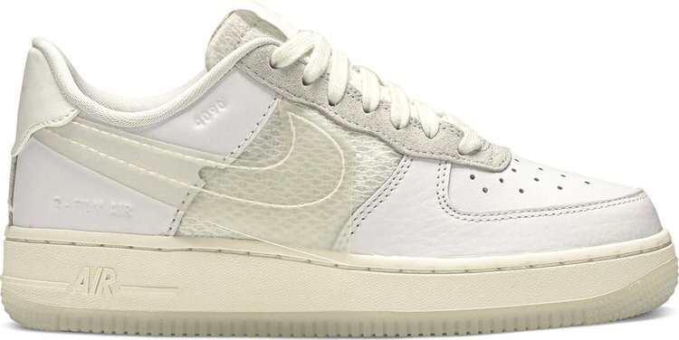 

Кроссовки Nike Air Force 1 Low 'Transparent Swoosh', белый