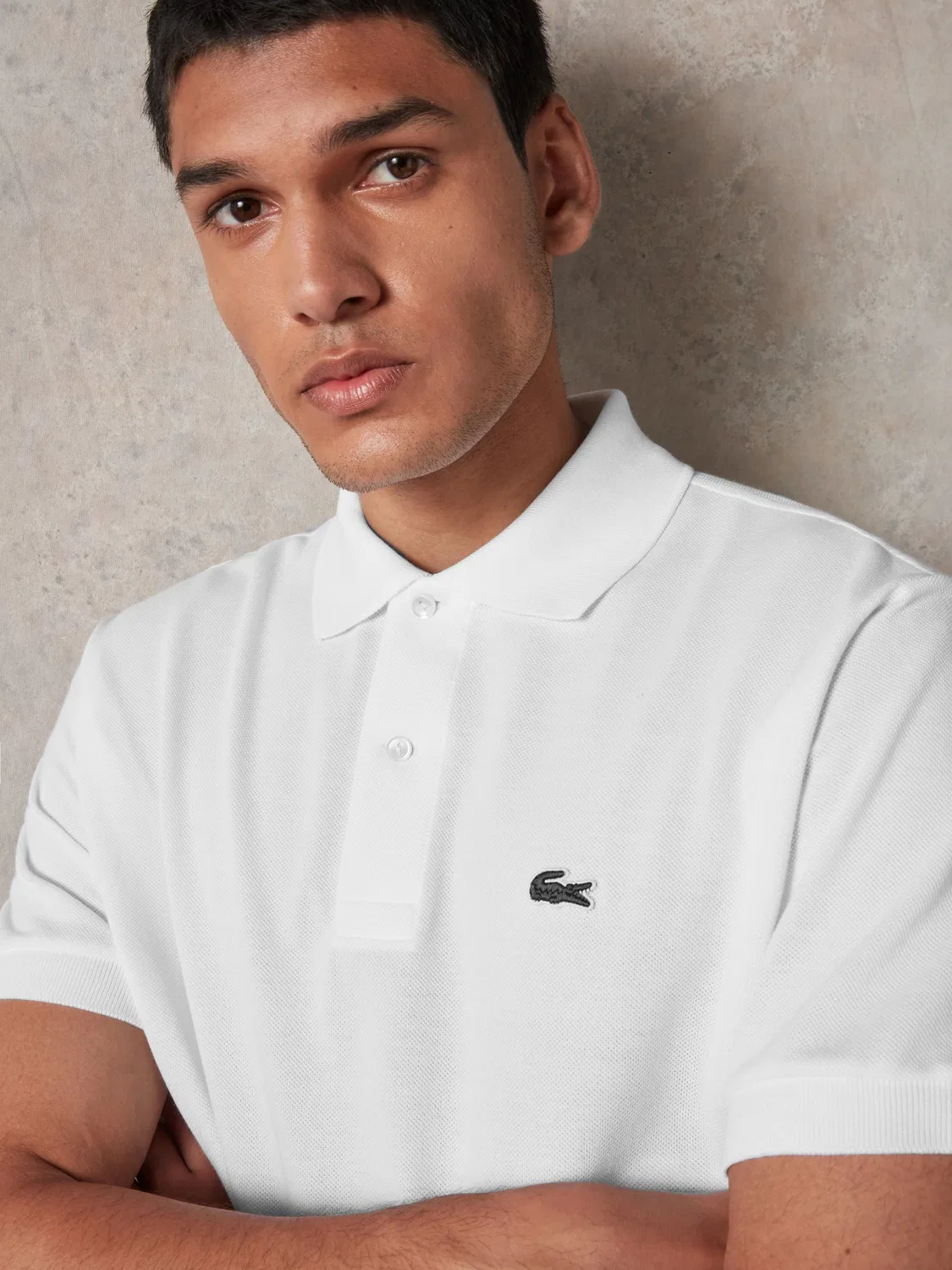 Поло, классическая модель L.12.12 Lacoste, белый — фото 4