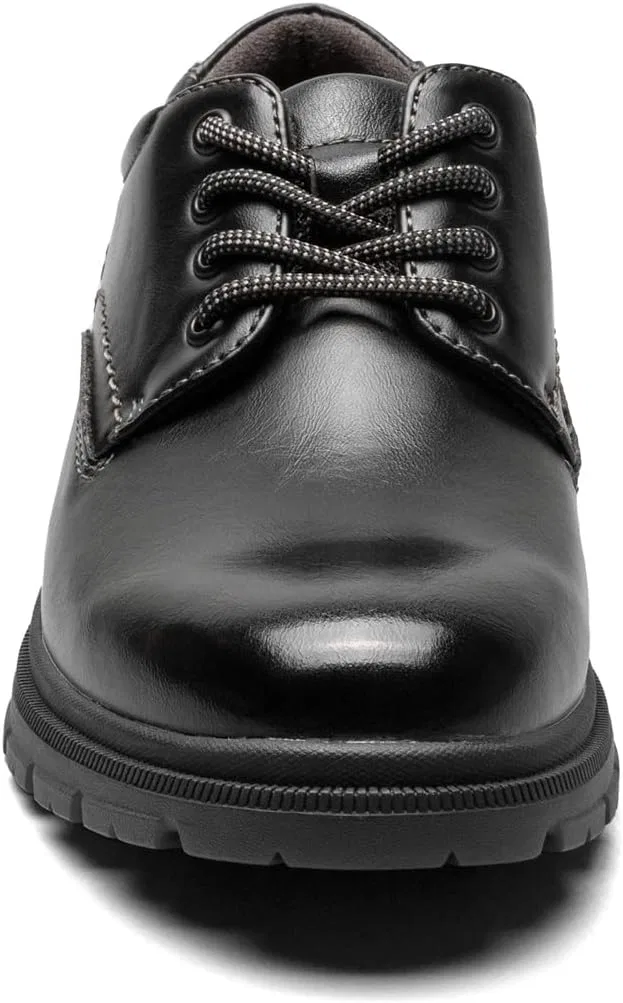 Детские туфли-оксфорды с закрытым носком Lookout Jr. Florsheim, Black — фото 3