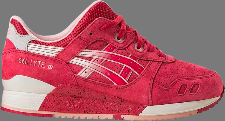 Кроссовки gel lyte 3 'strawberry & cream' Asics, красный - фото