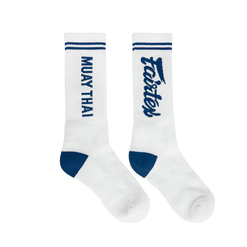 

Носки Fairtex SOCK1, размер US9-10, белый/синий