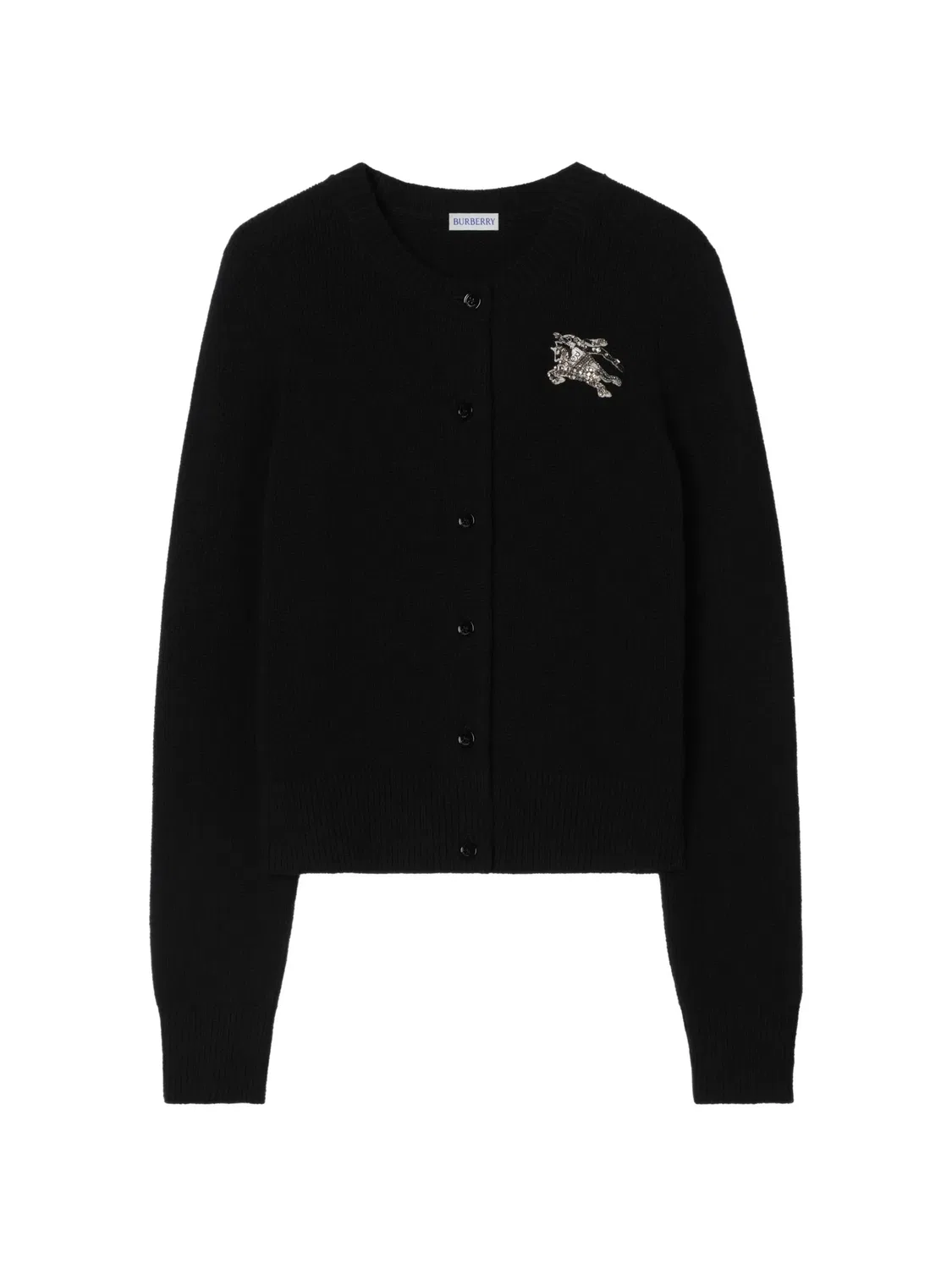 Кашемировый кардиган Knight Burberry, черный